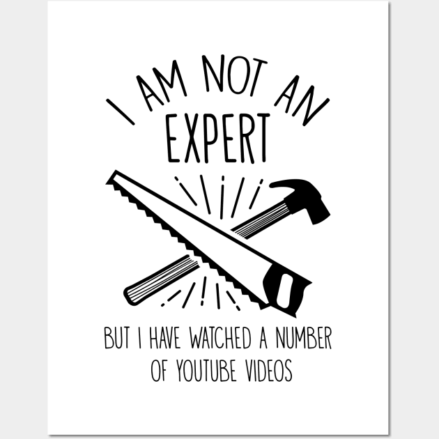 I'm Not An Expert But I Have Watched Many Videos Wall Art by jrsv22